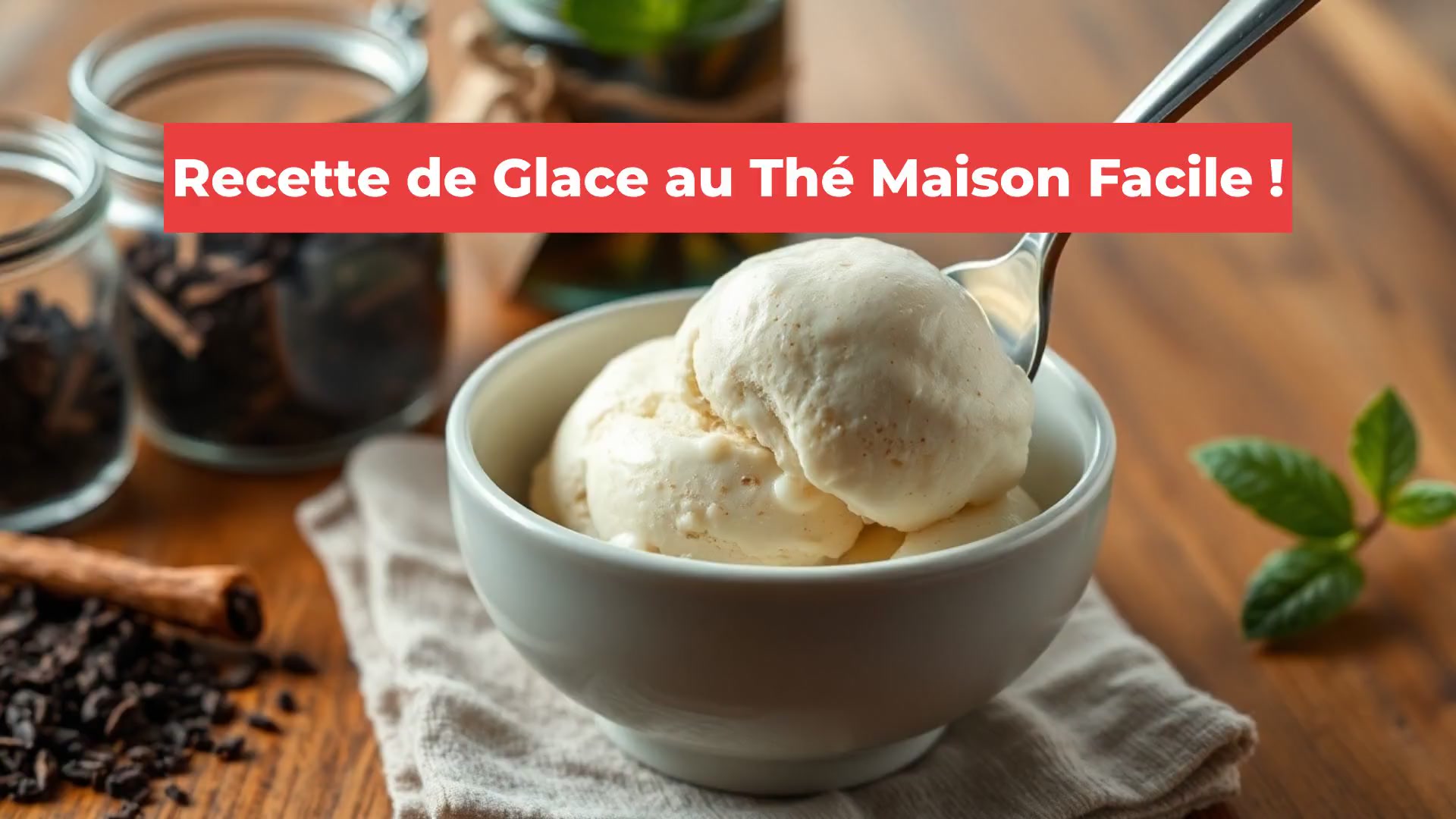 Recette de Glace au Thé Maison Facile !