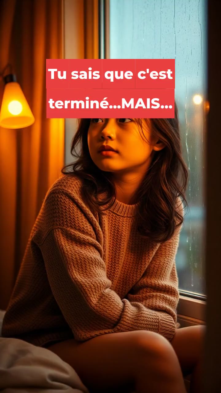 Tu sais que c'est terminé... MAIS...