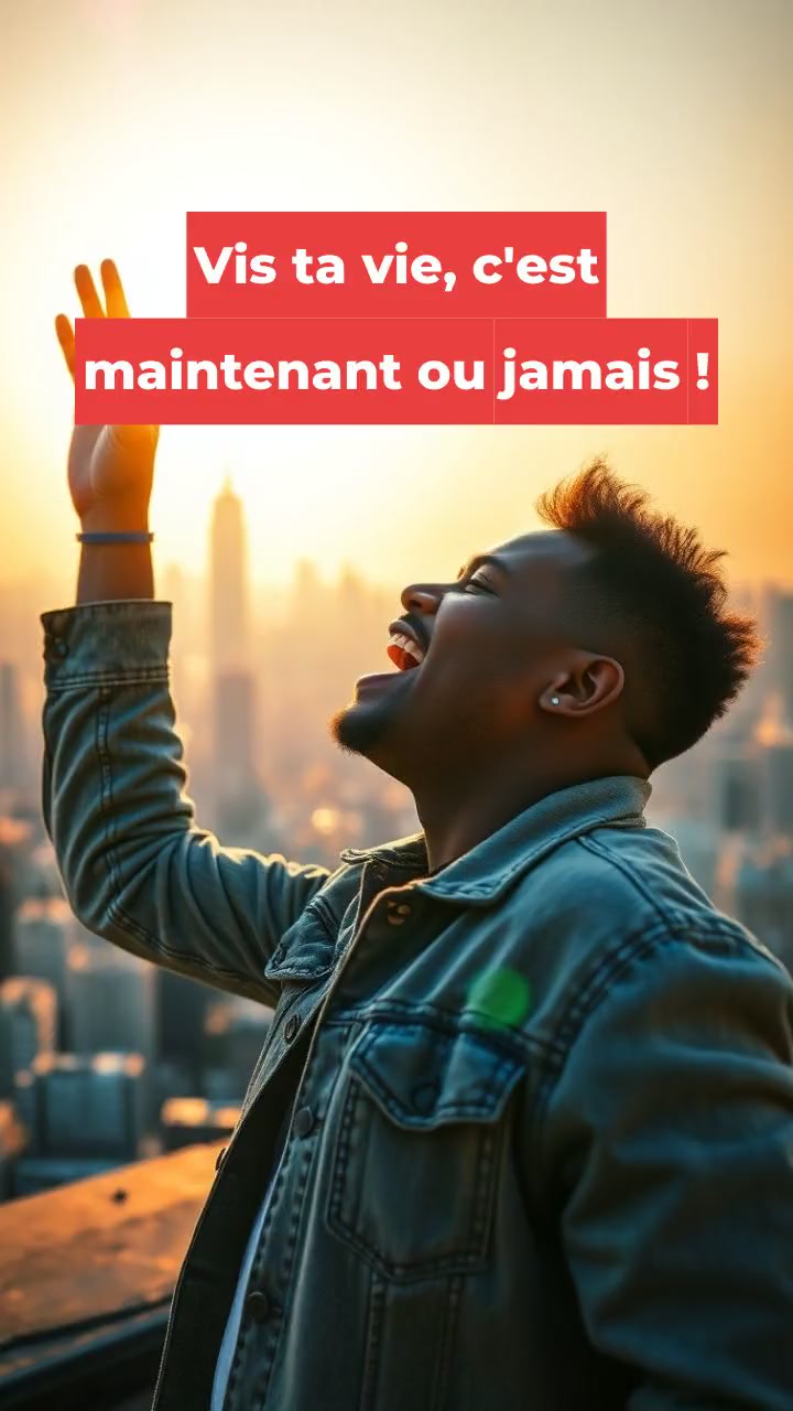 Vis ta vie, c'est maintenant ou jamais !