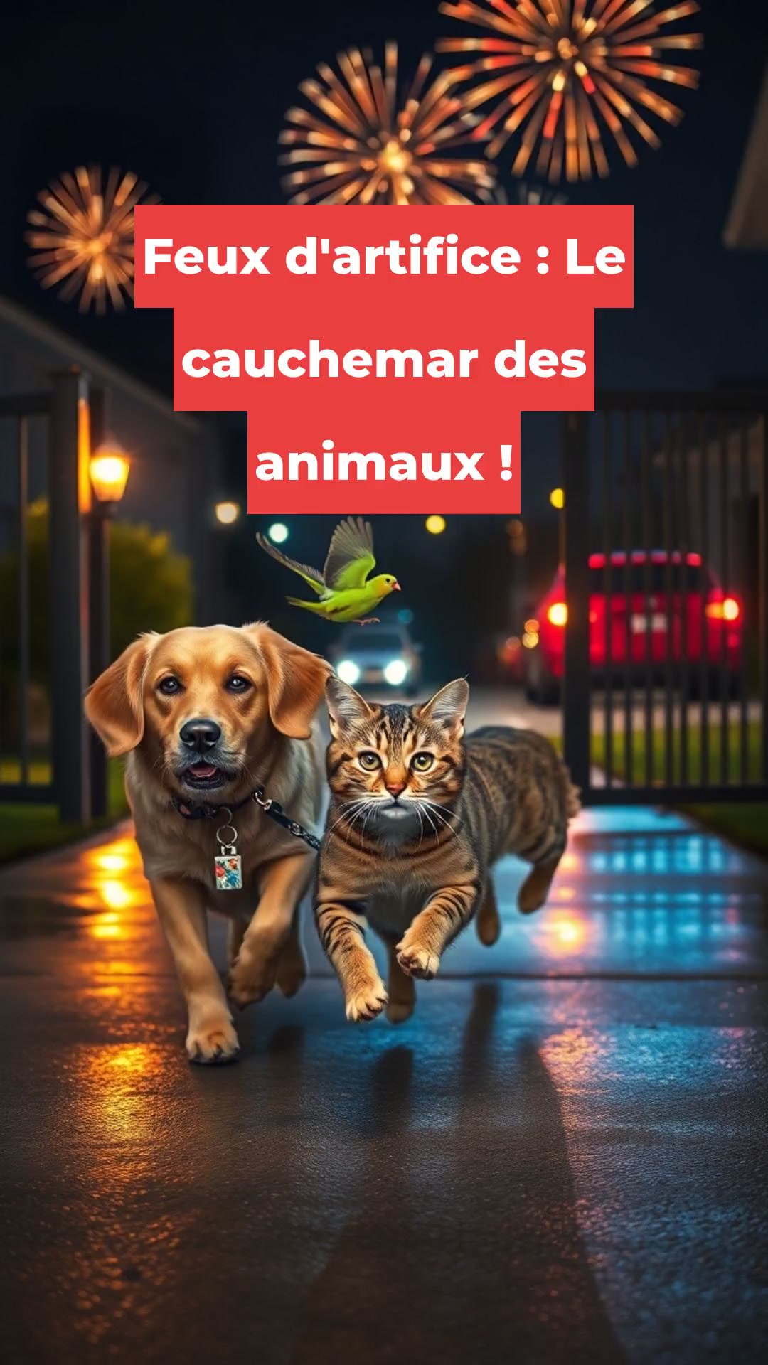 Feux d'artifice : Le cauchemar des animaux !
