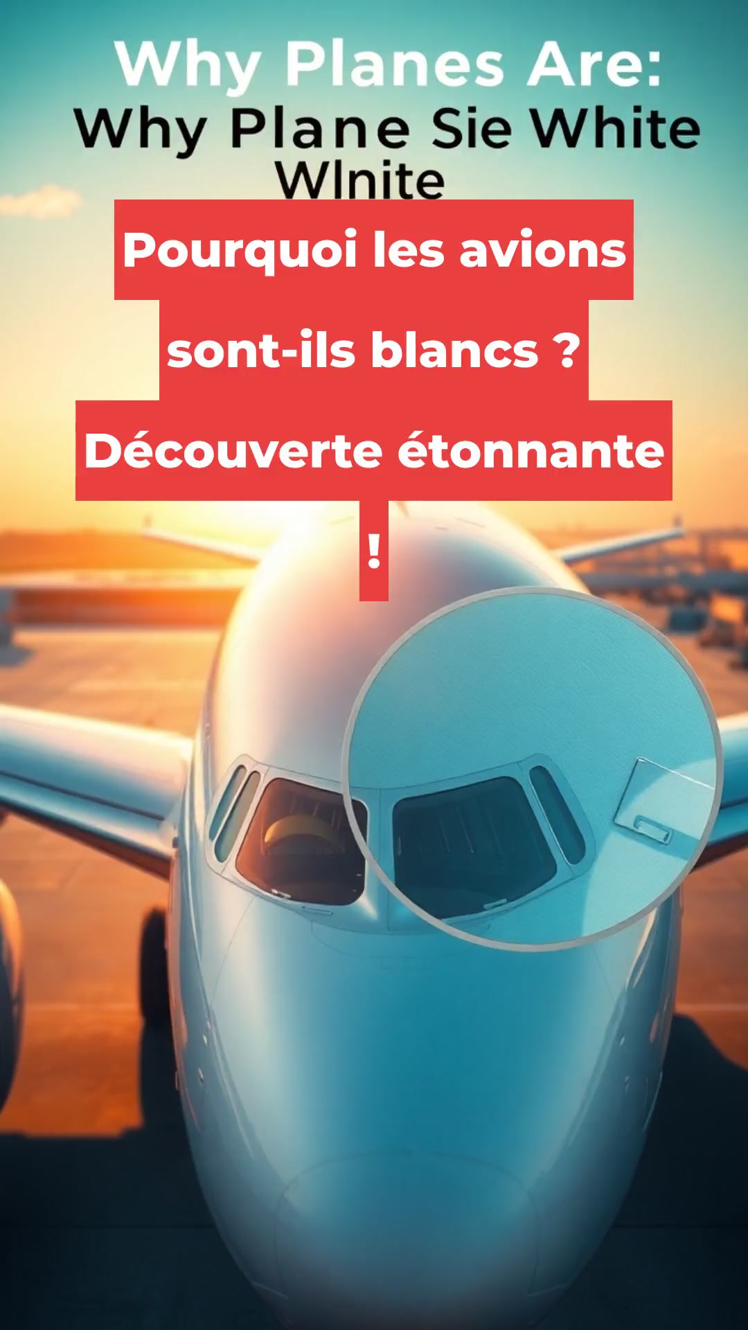 Pourquoi les avions sont-ils blancs ? Découverte étonnante !