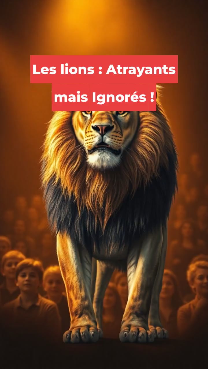Les lions : Atrayants mais Ignorés !