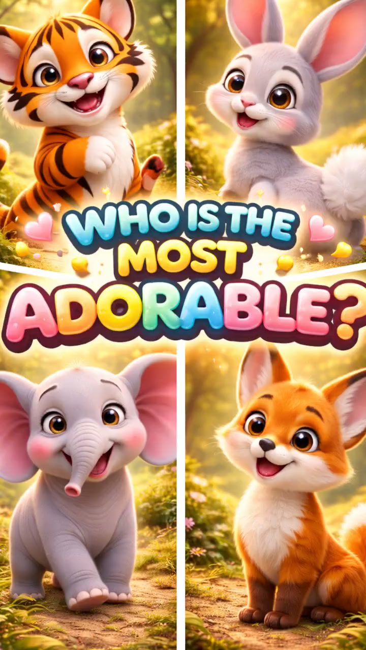 Who’s the Most Adorable? A Heartwarming Forest Tale!