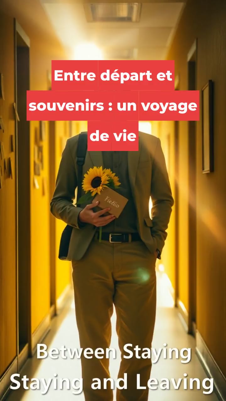 Entre départ et souvenirs : un voyage de vie