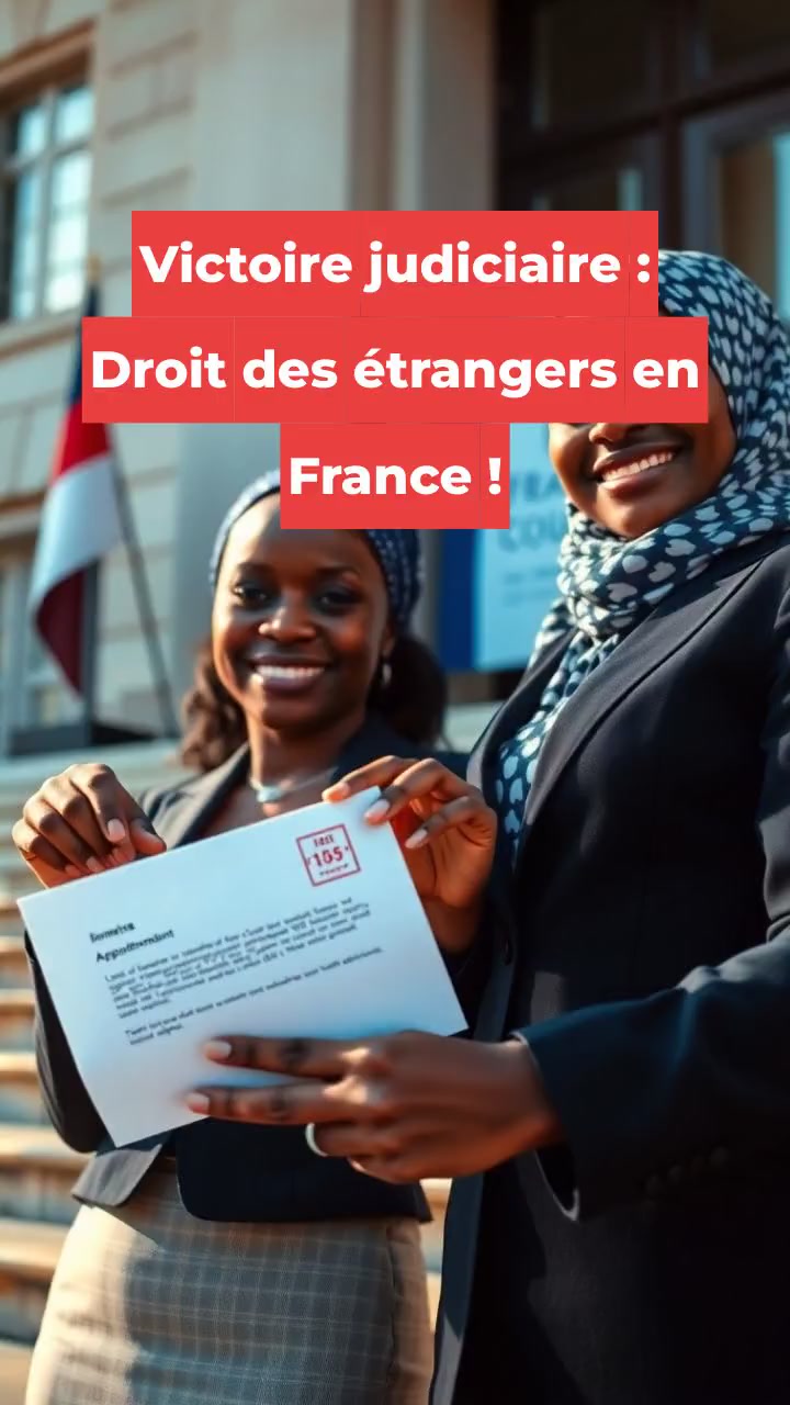 Victoire judiciaire : Droit des étrangers en France !