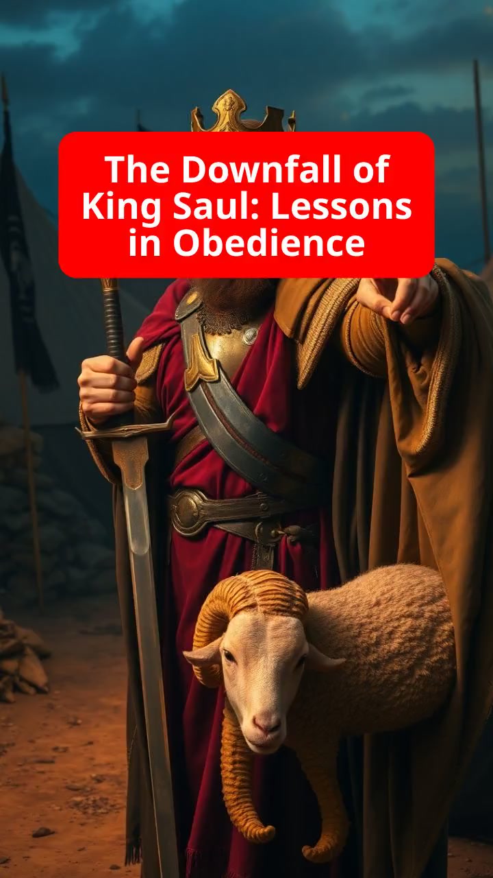 The Downfall of King Saul: Lessons in Obedience