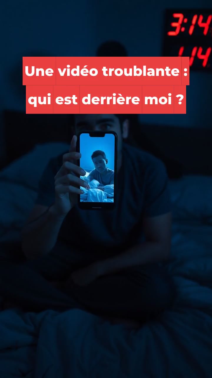 Une vidéo troublante : qui est derrière moi ?