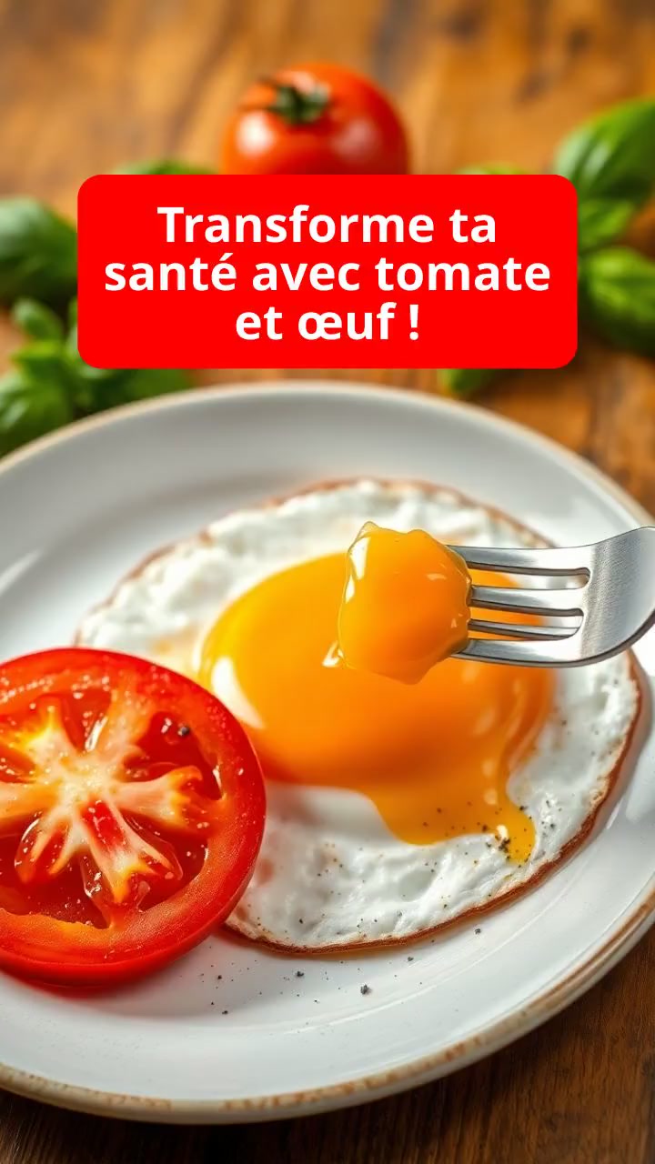 Transforme ta santé avec tomate et œuf !