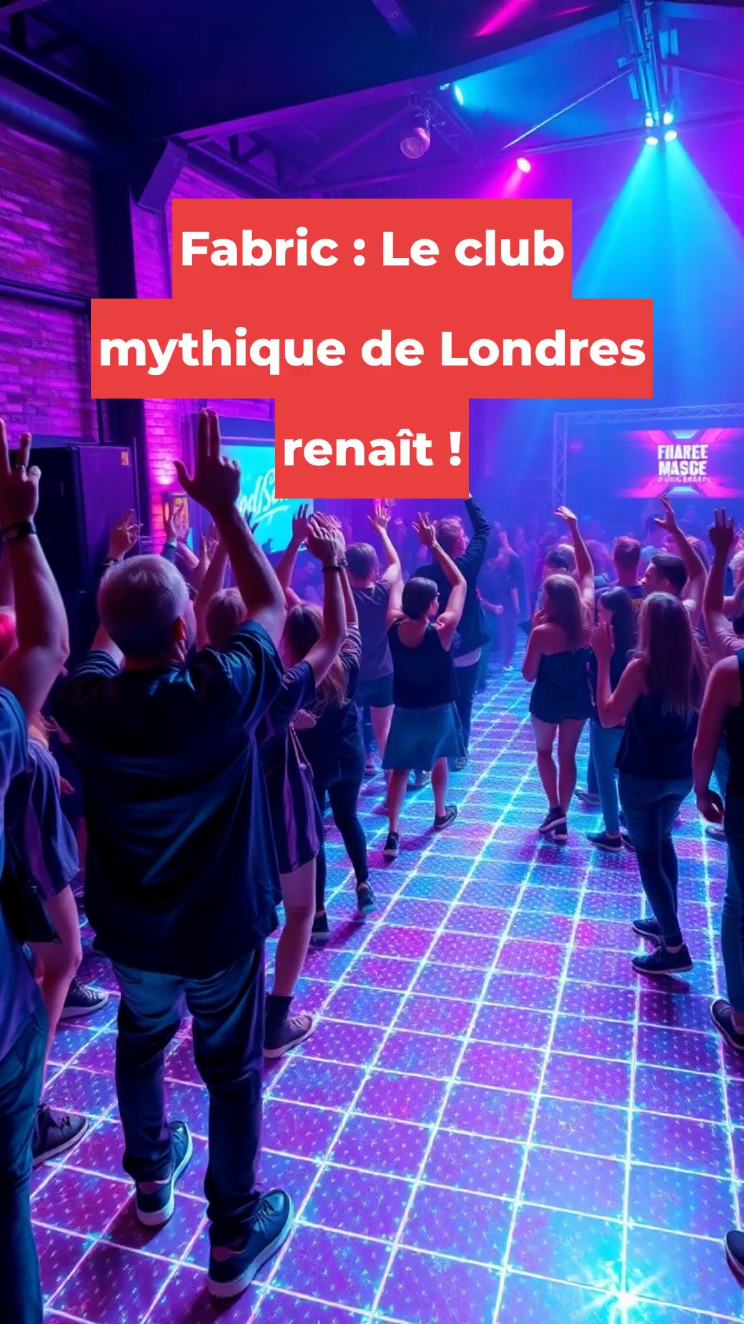 Fabric : Le club mythique de Londres renaît !