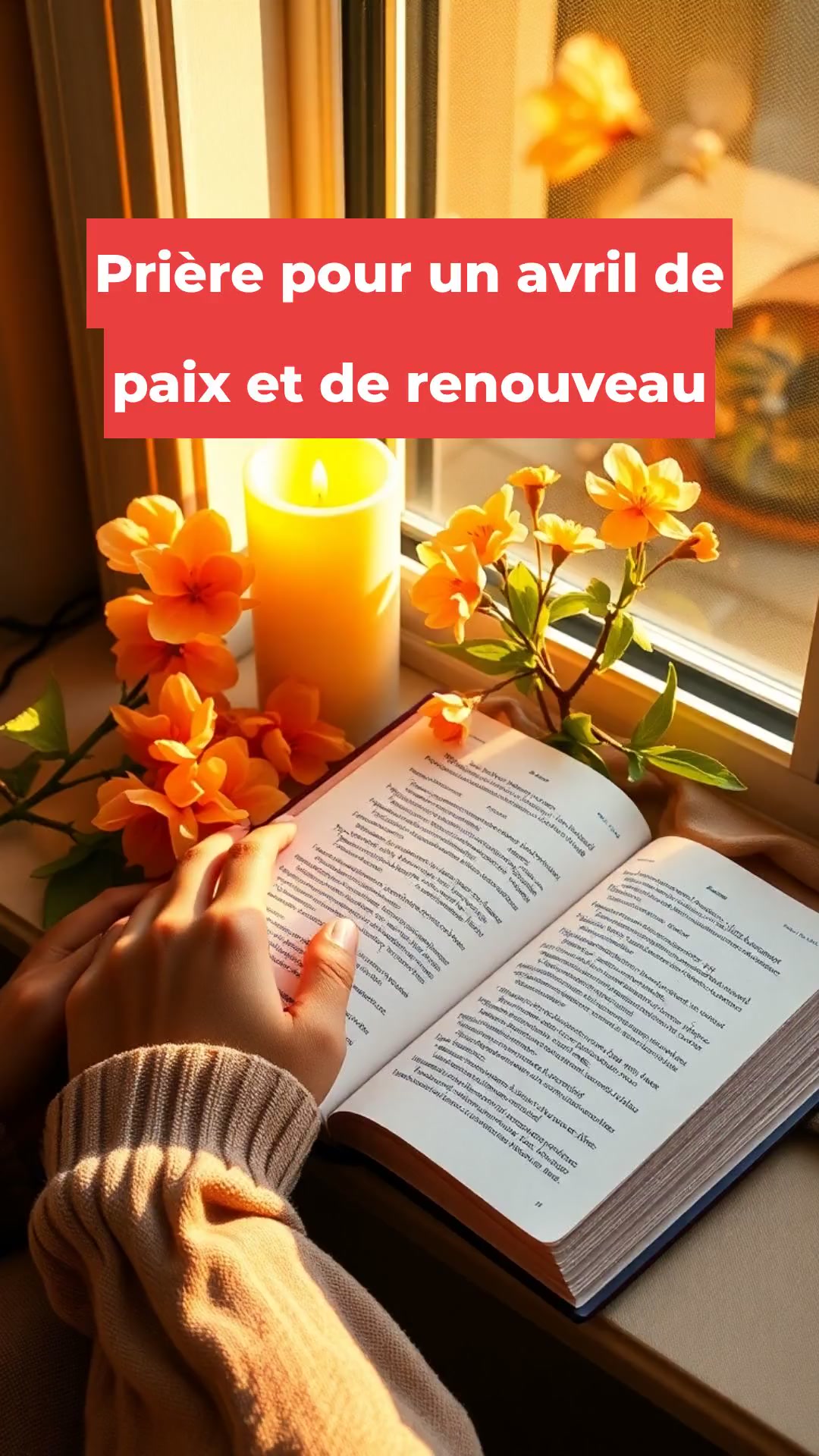 Prière pour un avril de paix et de renouveau