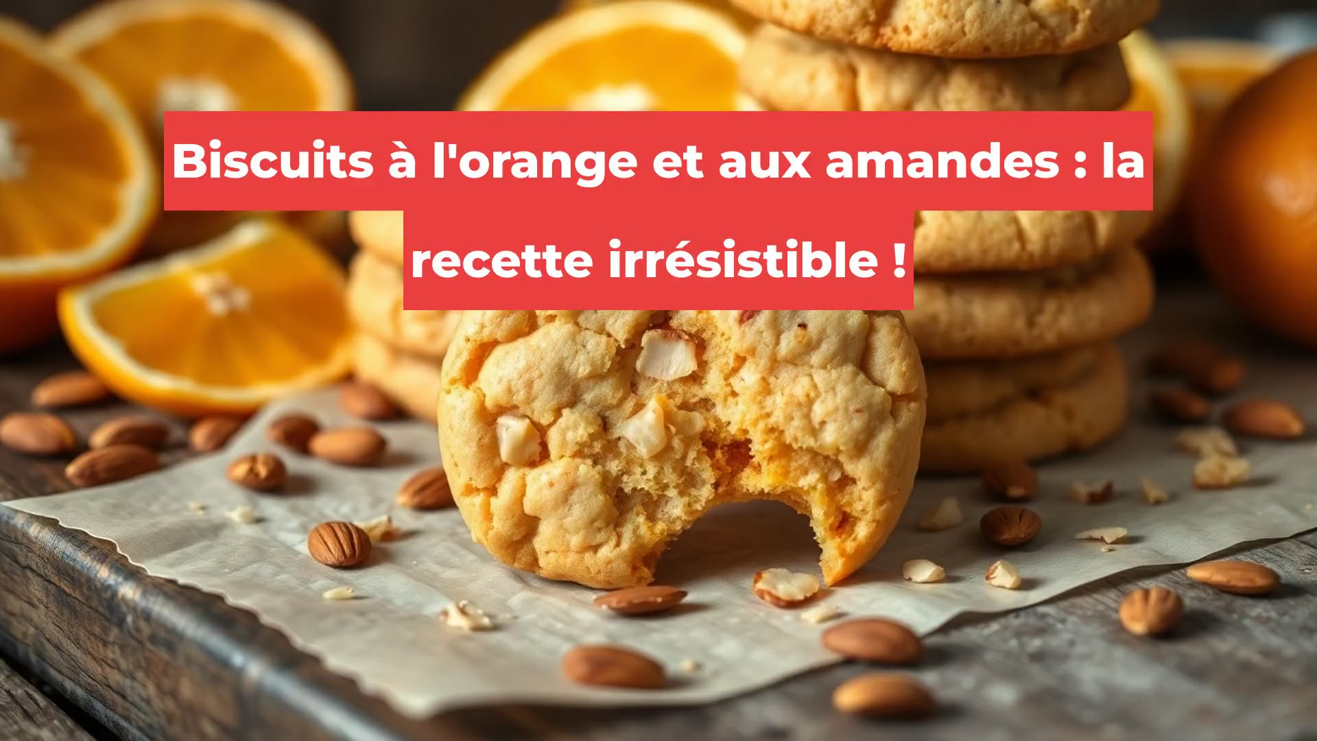 Biscuits à l'orange et aux amandes : la recette irrésistible !