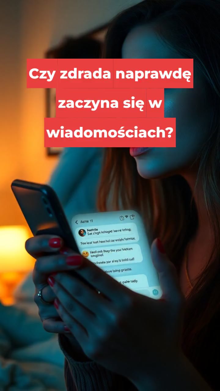Czy zdrada naprawdę zaczyna się w wiadomościach?