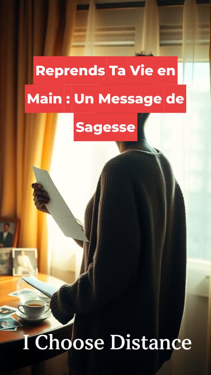 Reprends Ta Vie en Main : Un Message de Sagesse