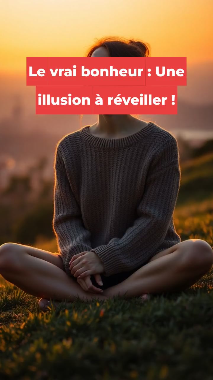 Le vrai bonheur : Une illusion à réveiller !