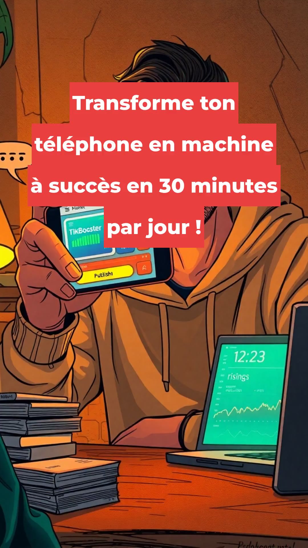 Transforme ton téléphone en machine à succès en 30 minutes par jour !