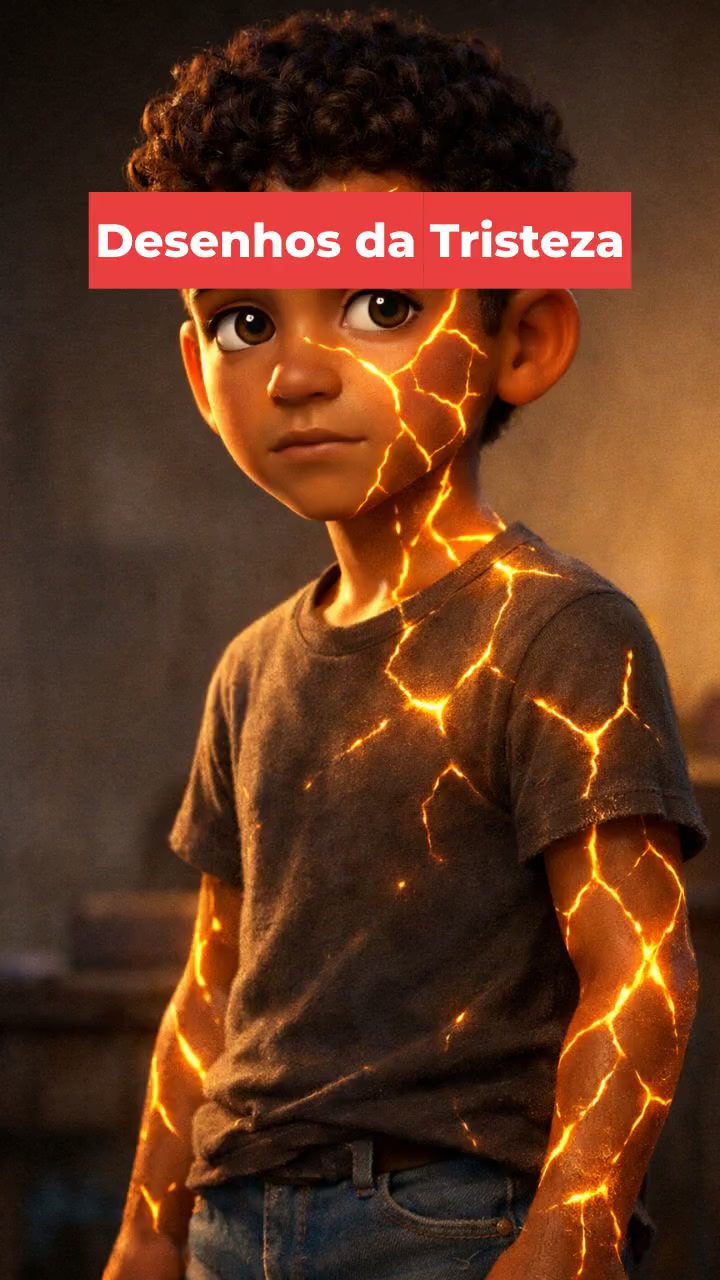 Desenhos da Tristeza: Um Menino que Esconde Suas Rachaduras