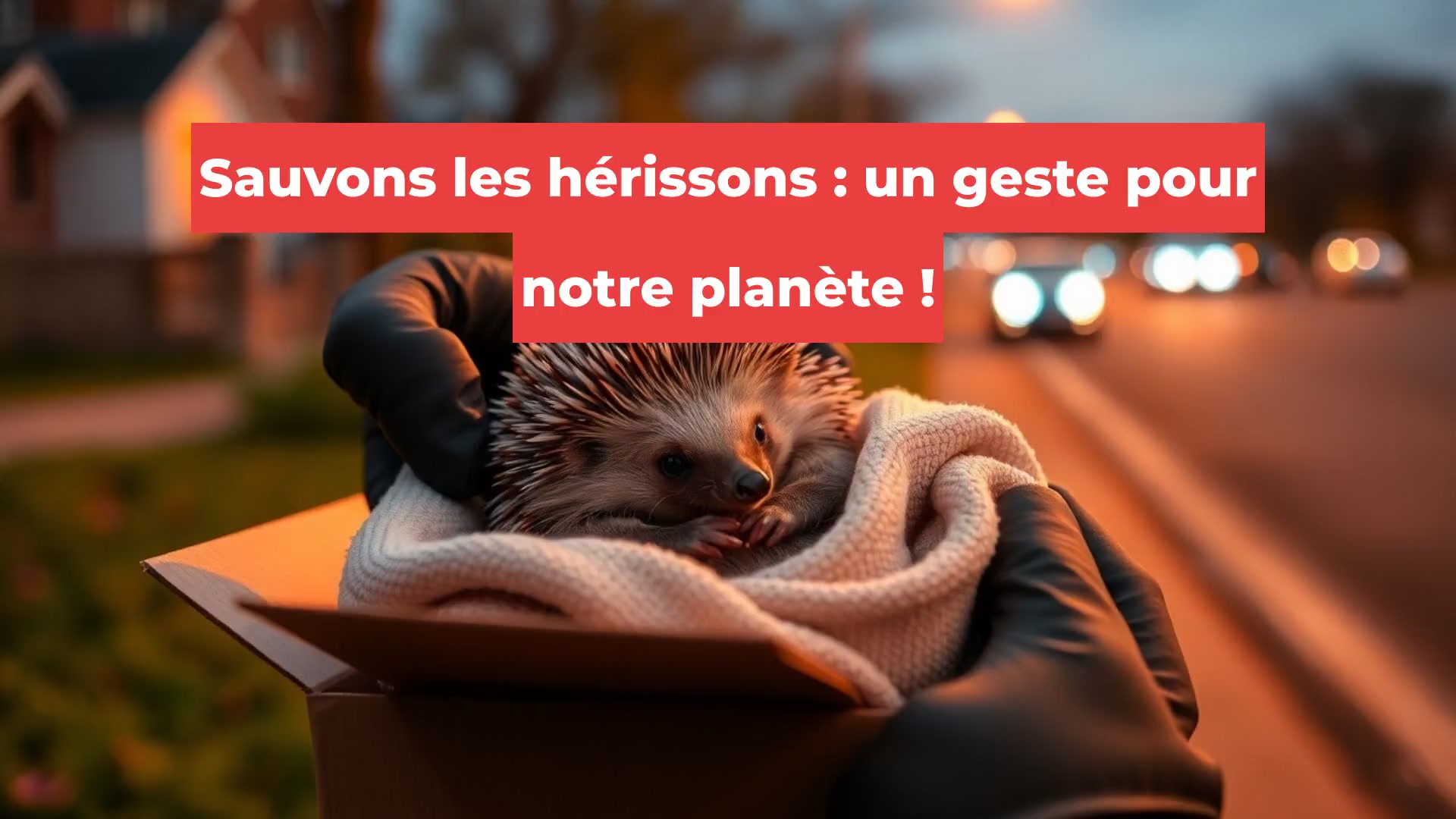 Sauvons les hérissons : un geste pour notre planète !