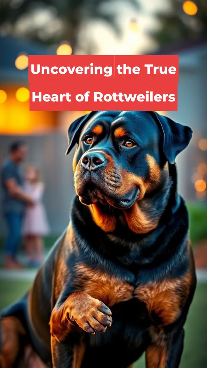 Uncovering the True Heart of Rottweilers