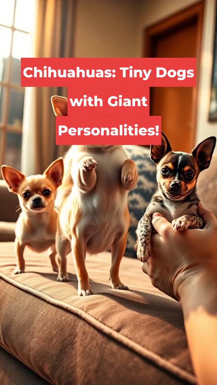 Chihuahuas: Tiny Dogs with Giant Personalities!