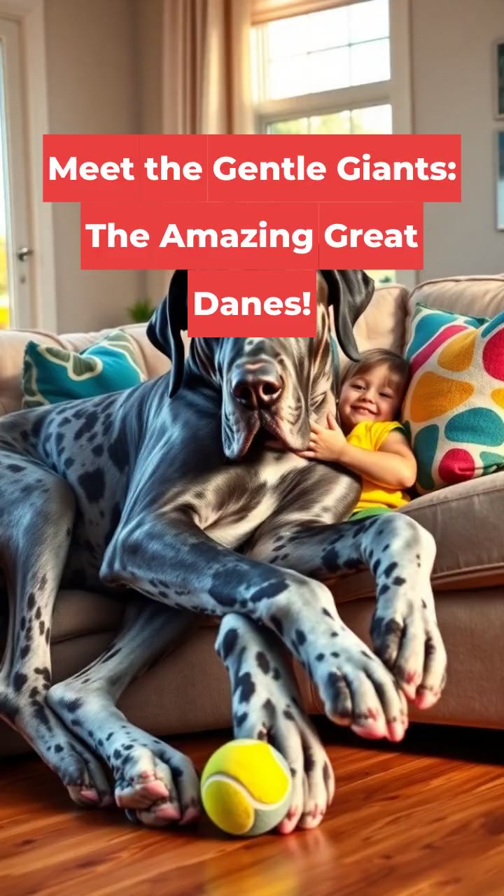 Meet the Gentle Giants: The Amazing Great Danes!