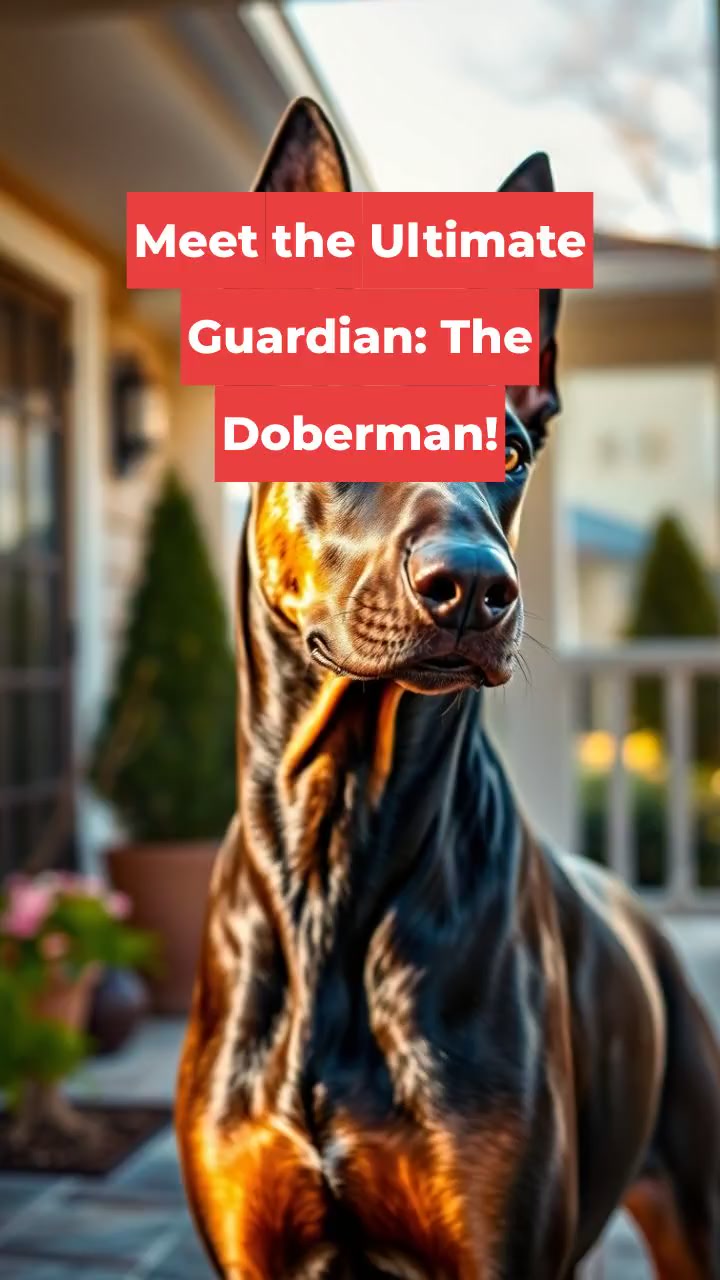 Meet the Ultimate Guardian: The Doberman!