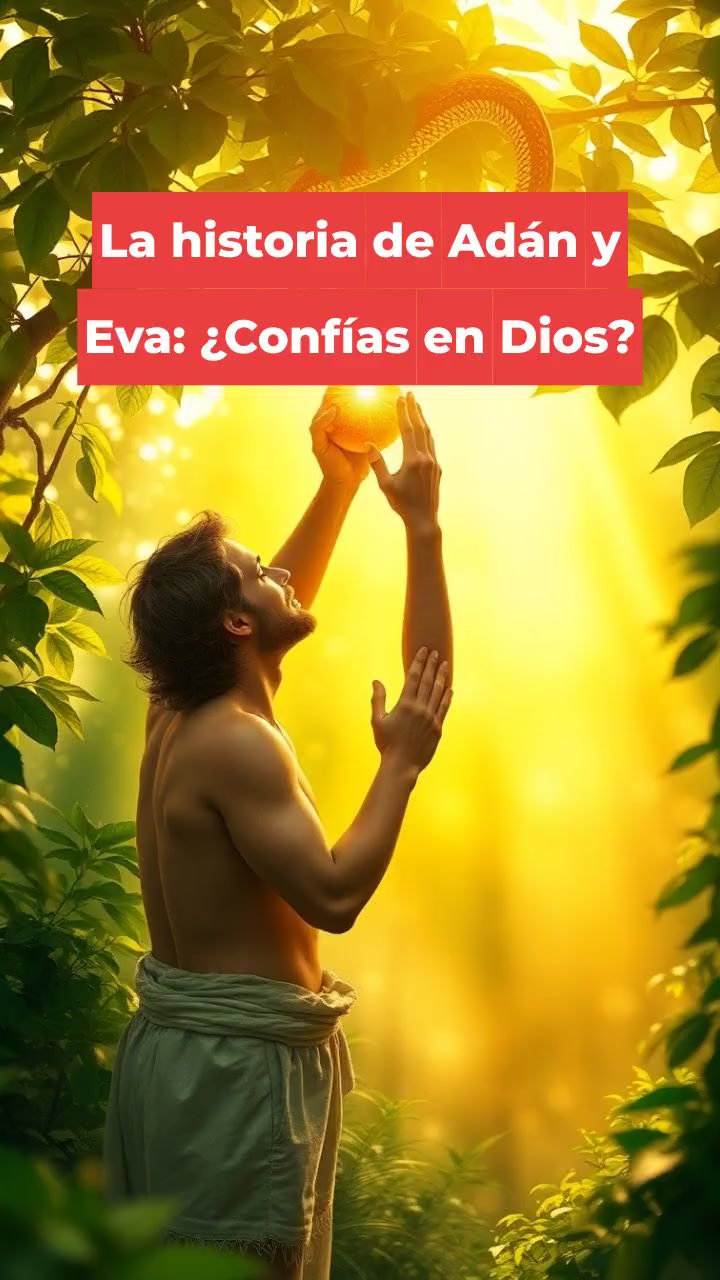 La historia de Adán y Eva: ¿Confías en Dios?