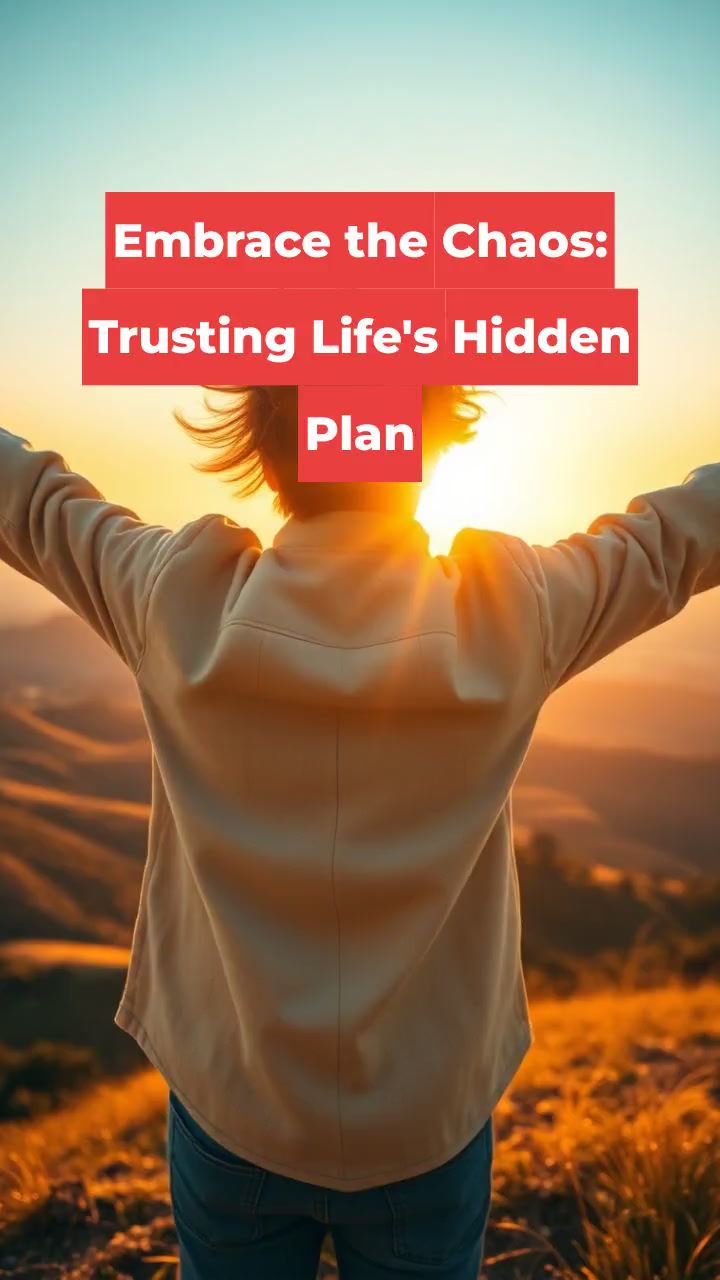Embrace the Chaos: Trusting Life's Hidden Plan