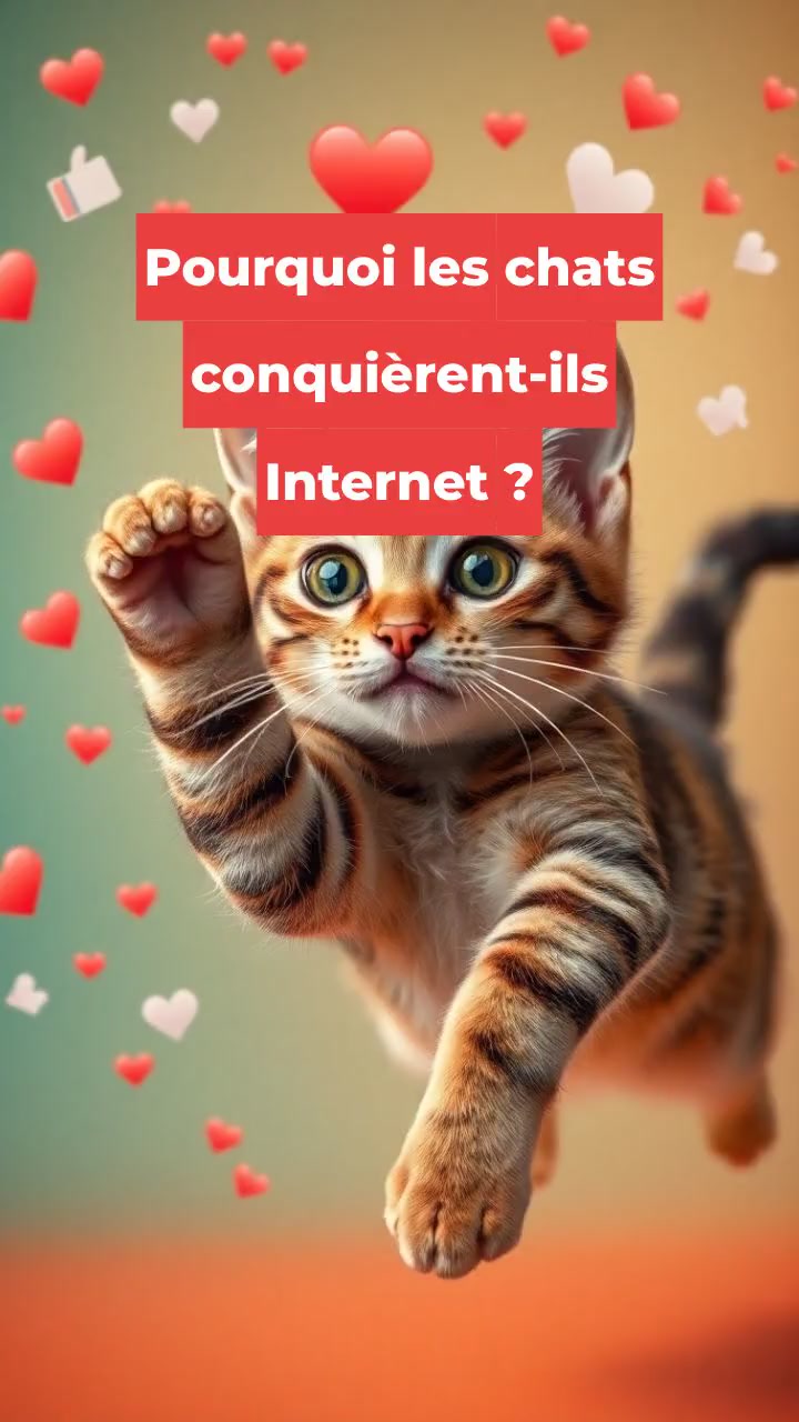 Pourquoi les chats conquièrent-ils Internet ?