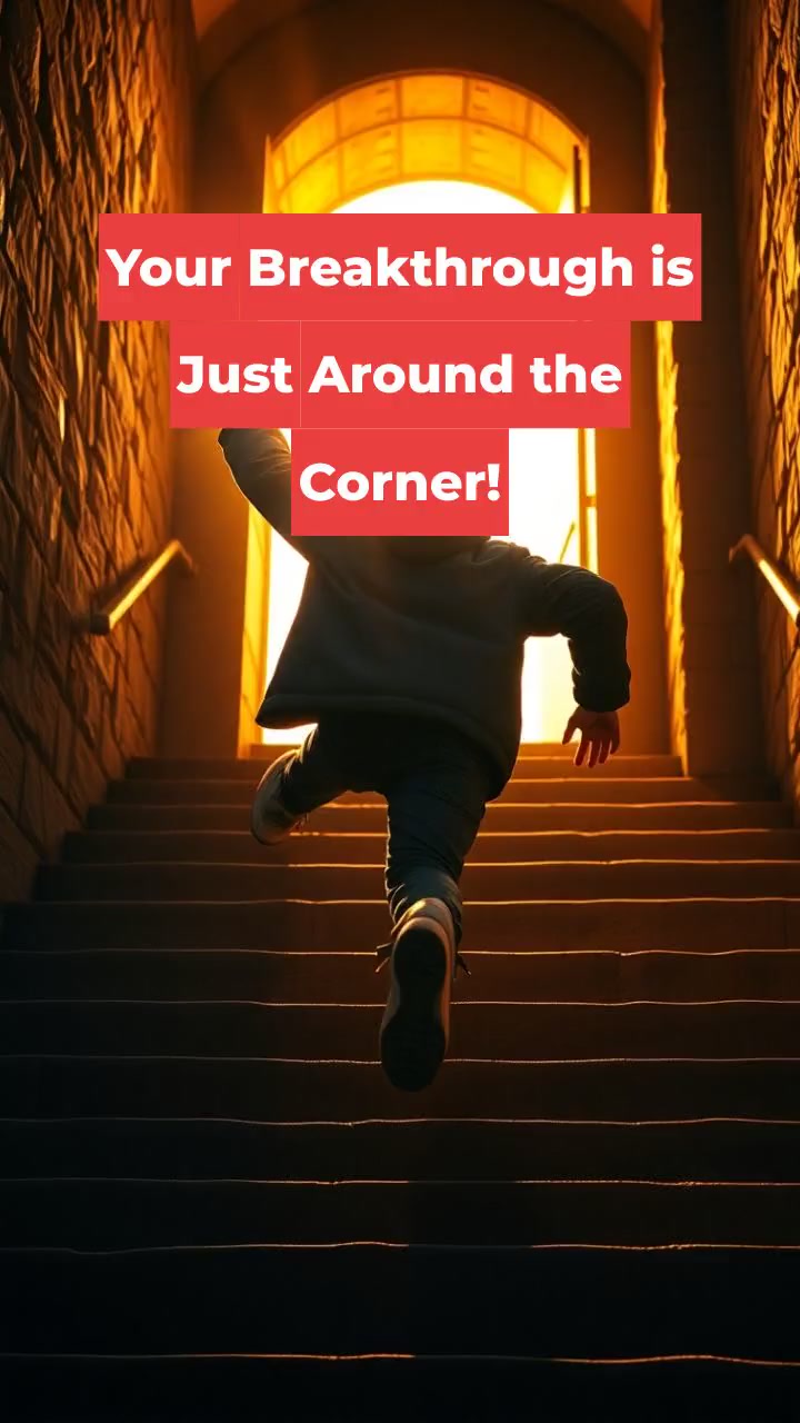 Your Breakthrough is Just Around the Corner!