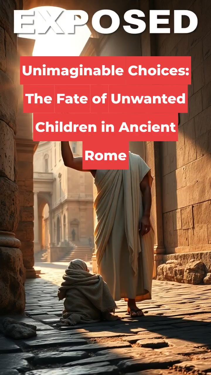 Unimaginable Choices: The Fate of Unwanted Children in Ancient Rome