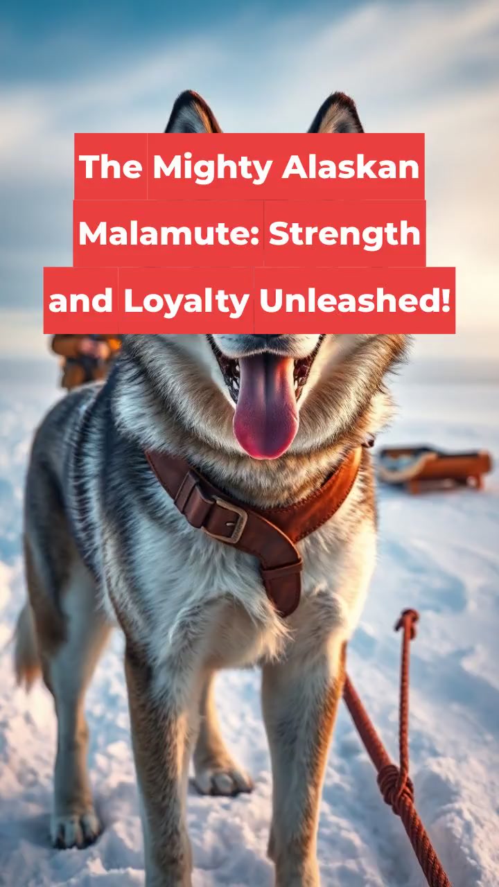 The Mighty Alaskan Malamute: Strength and Loyalty Unleashed!