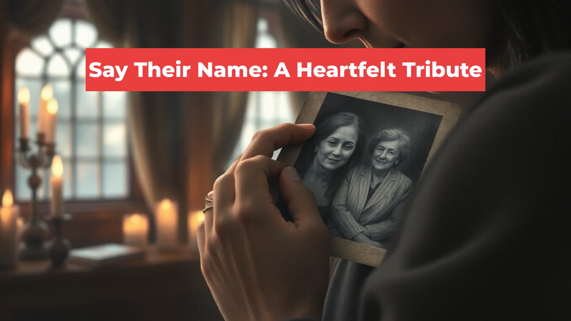 Say Their Name: A Heartfelt Tribute