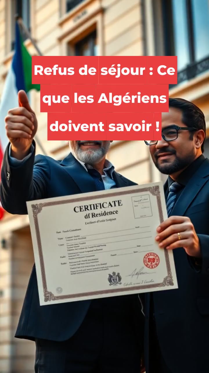 Refus de séjour : Ce que les Algériens doivent savoir !