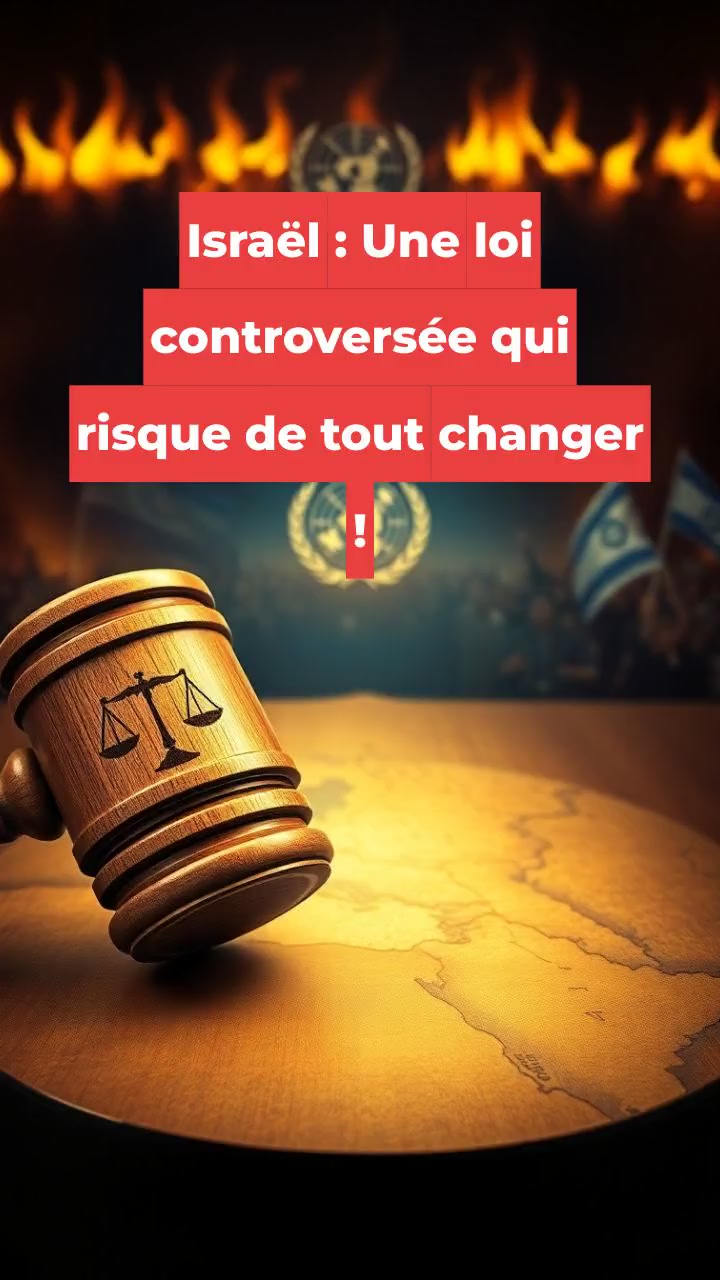 Israël : Une loi controversée qui risque de tout changer !