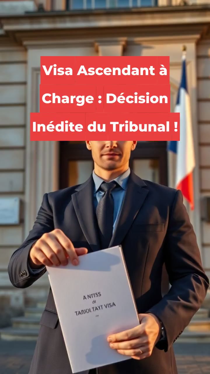 Visa Ascendant à Charge : Décision Inédite du Tribunal !