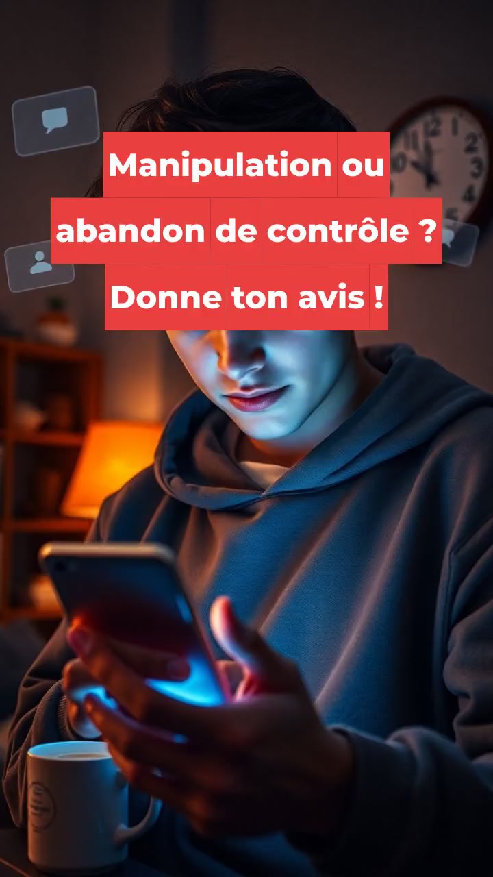 Manipulation ou abandon de contrôle ? Donne ton avis !