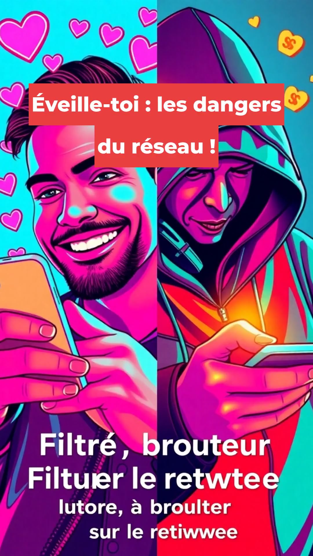 Éveille-toi : les dangers du réseau !