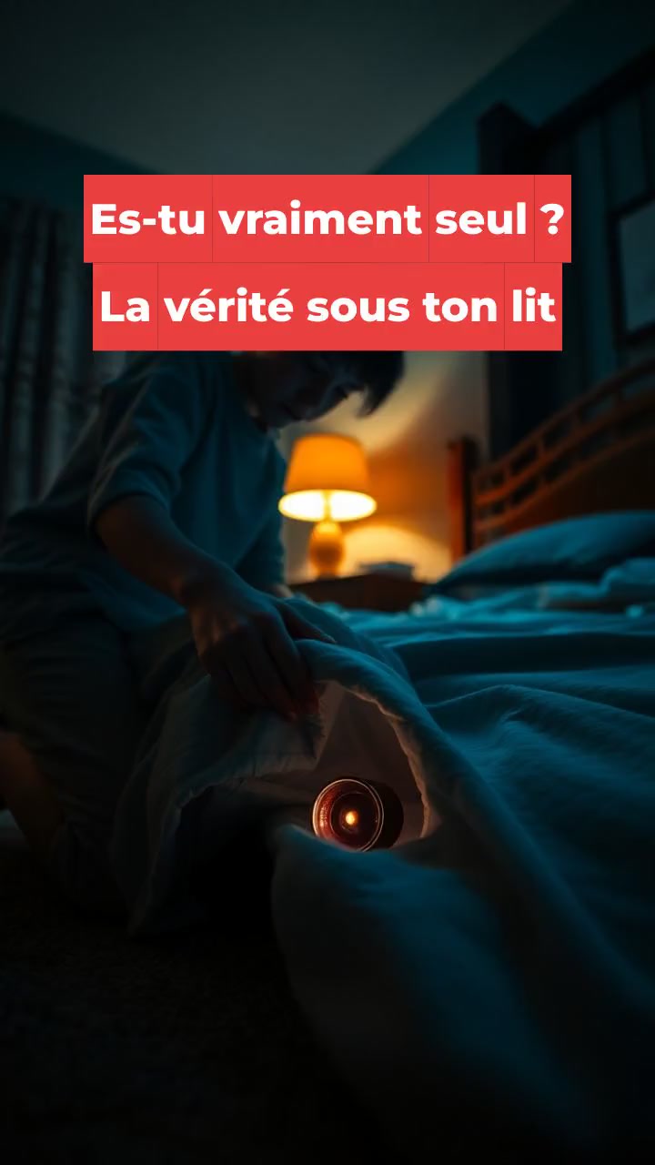 Es-tu vraiment seul ? La vérité sous ton lit