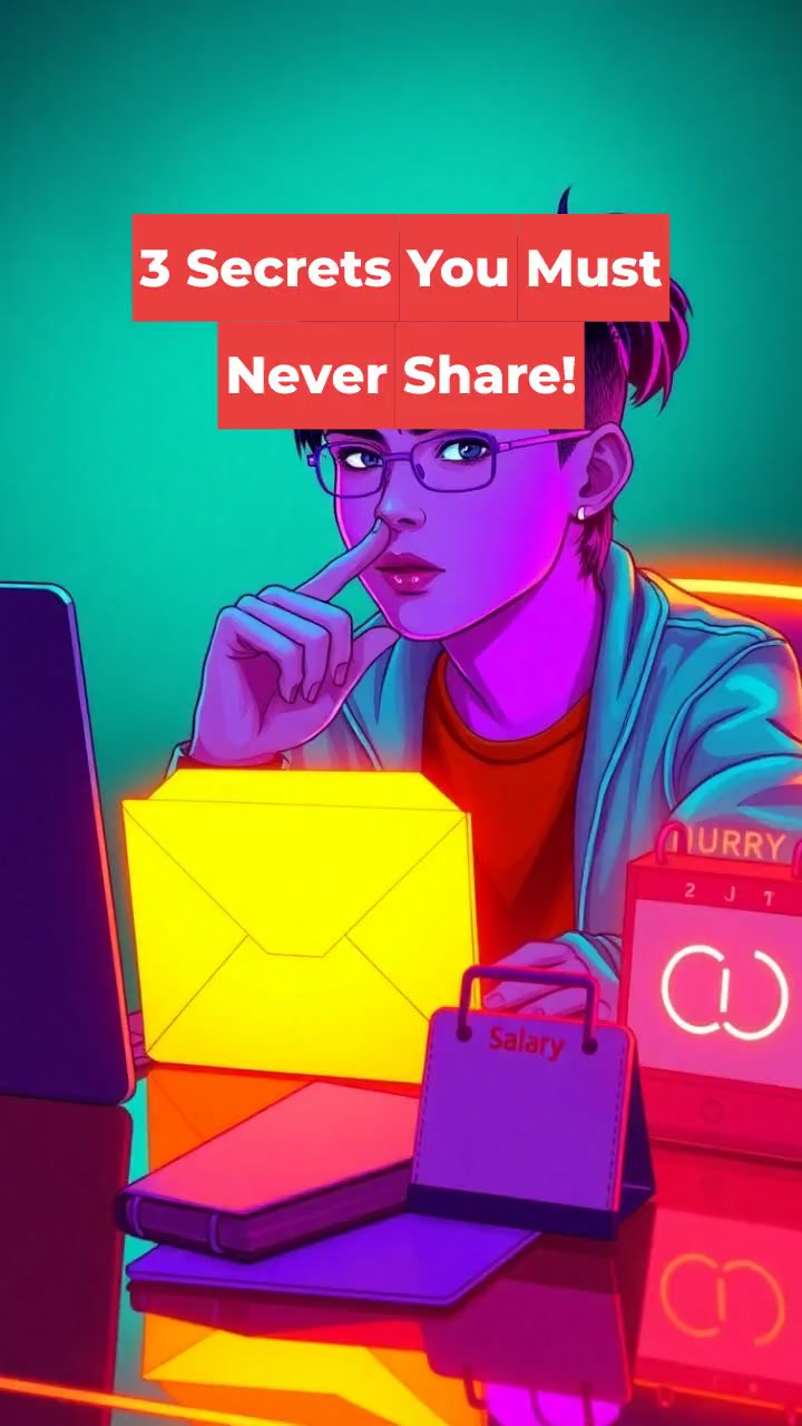 3 Secrets You Must Never Share!