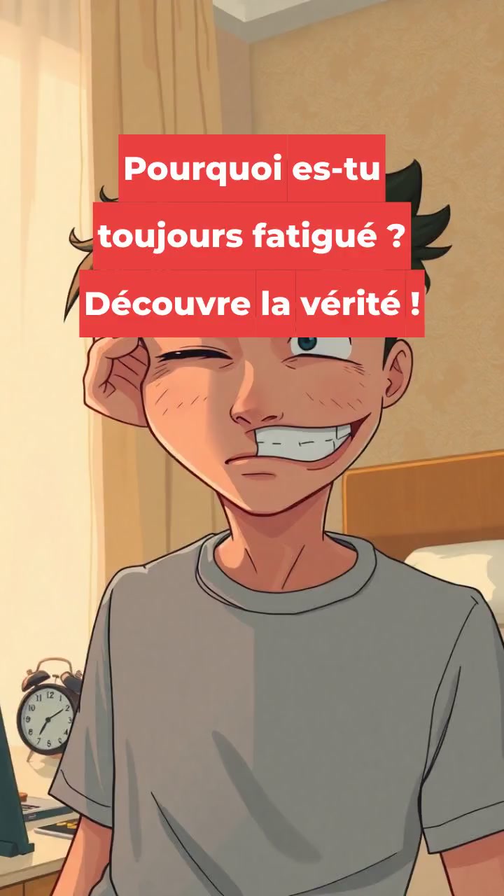 Pourquoi es-tu toujours fatigué ? Découvre la vérité !