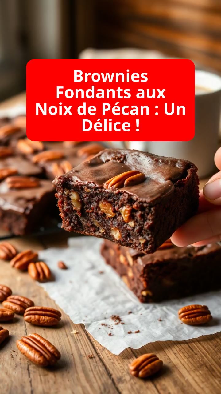 Brownies Fondants aux Noix de Pécan : Un Délice !