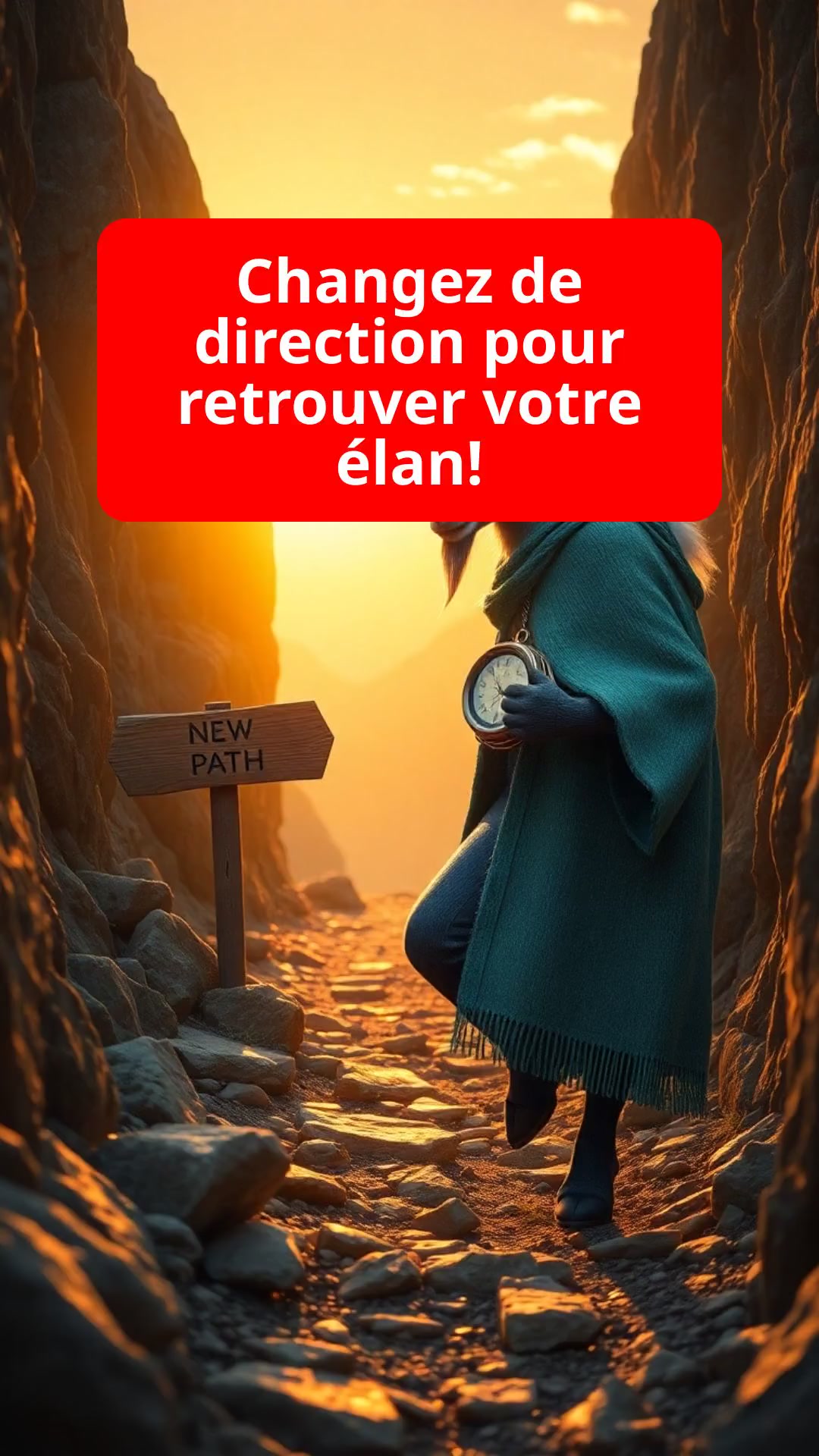 Changez de direction pour retrouver votre élan!