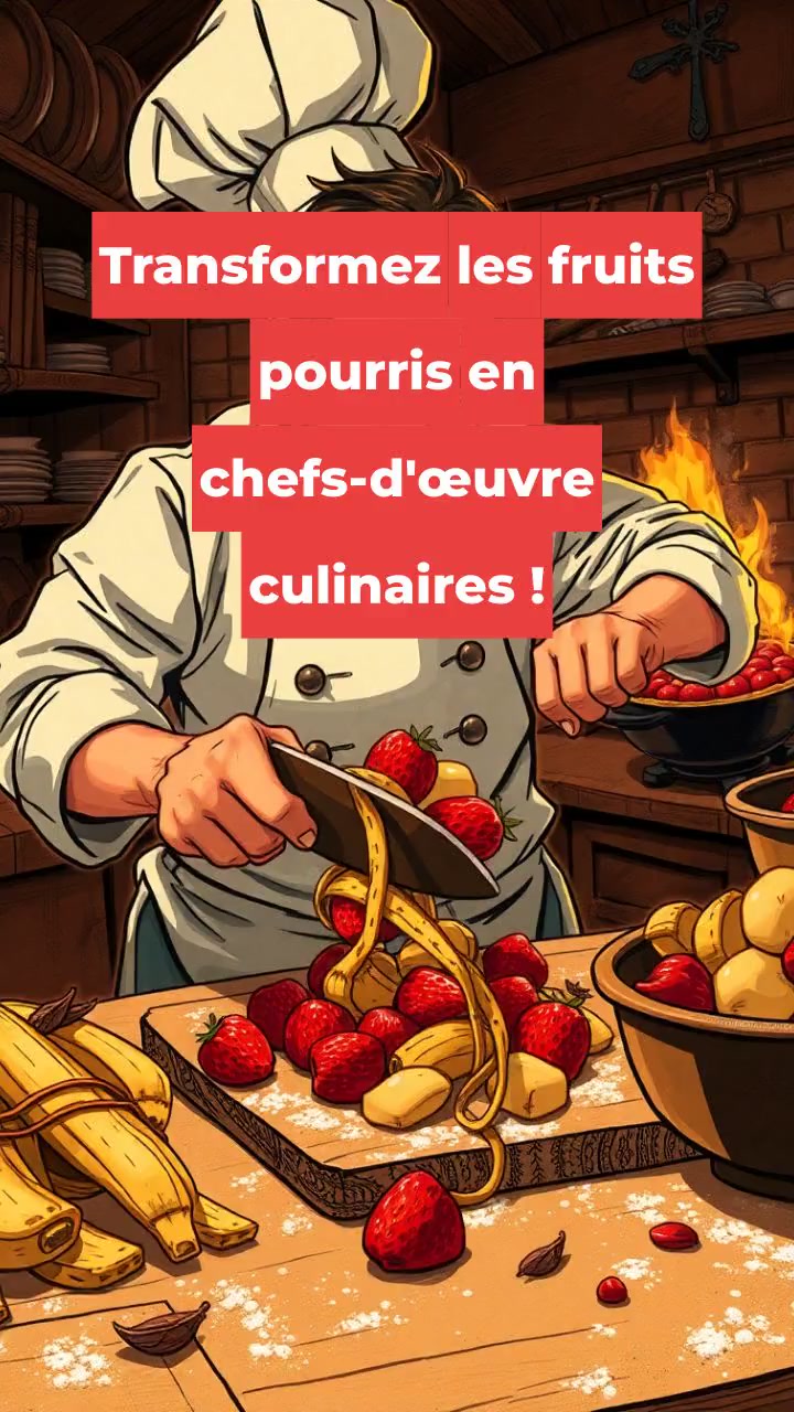 Transformez les fruits pourris en chefs-d'œuvre culinaires !