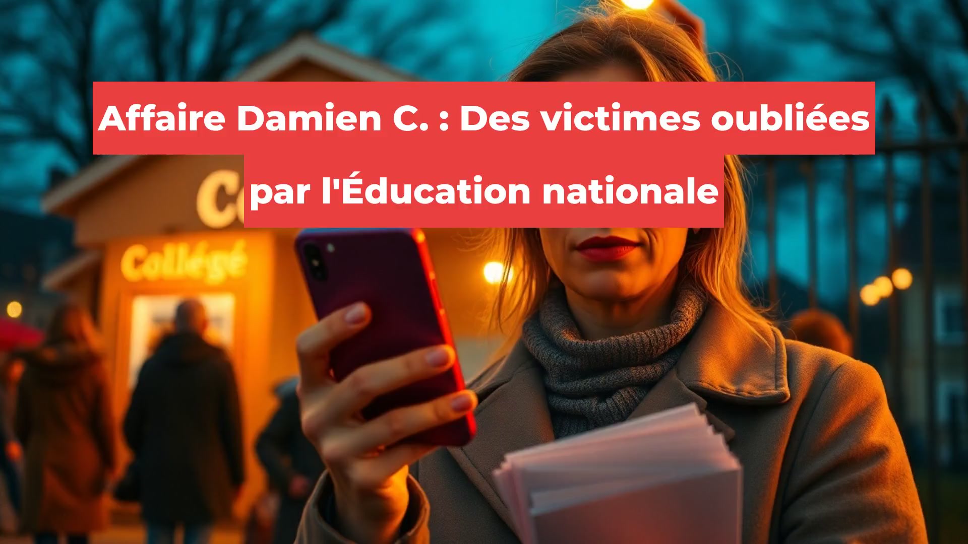Affaire Damien C. : Des victimes oubliées par l'Éducation nationale
