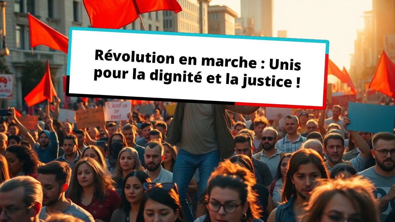 Révolution en marche : Unis pour la dignité et la justice !
