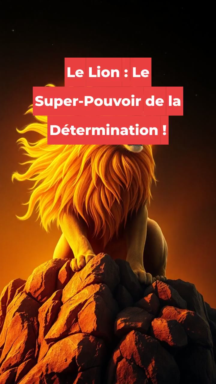 Le Lion : Le Super-Pouvoir de la Détermination !