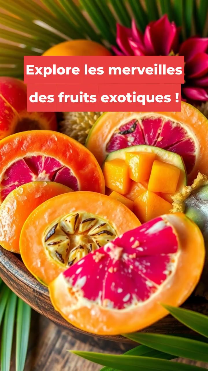 Explore les merveilles des fruits exotiques !
