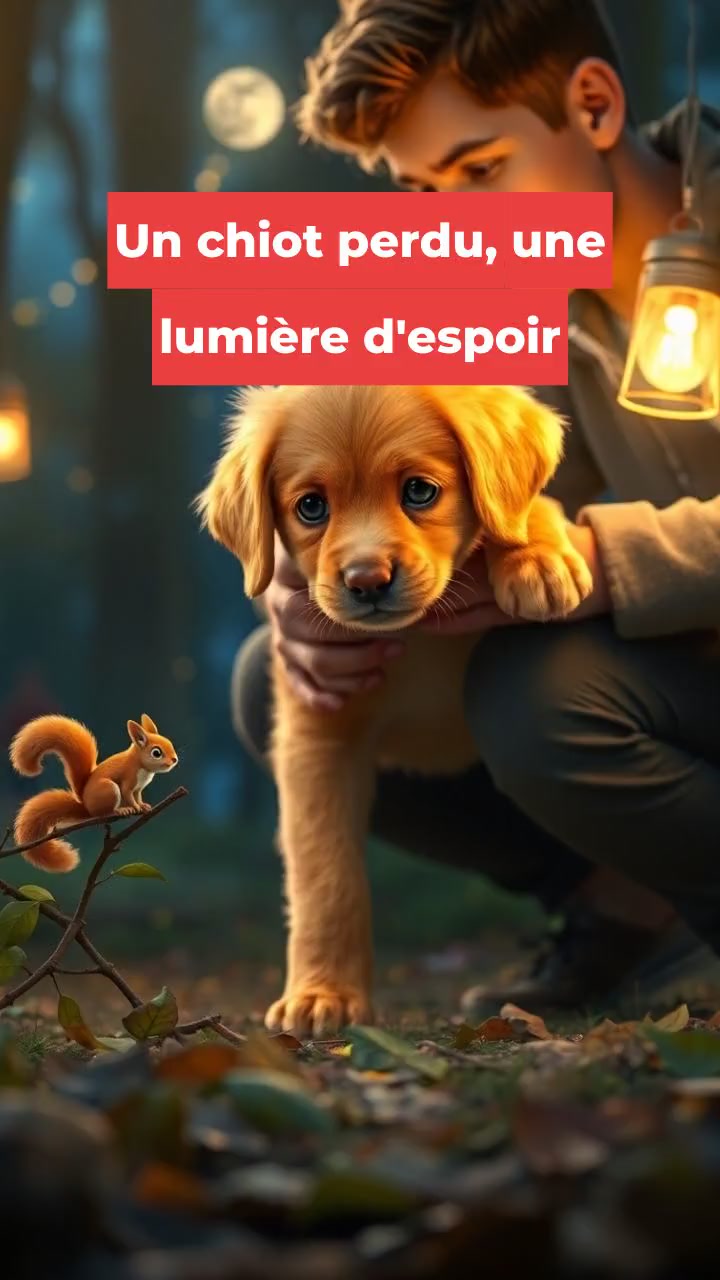 Un chiot perdu, une lumière d'espoir