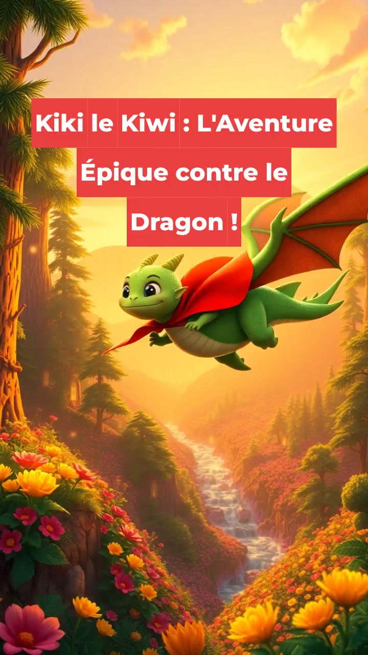 Kiki le Kiwi : L'Aventure Épique contre le Dragon !