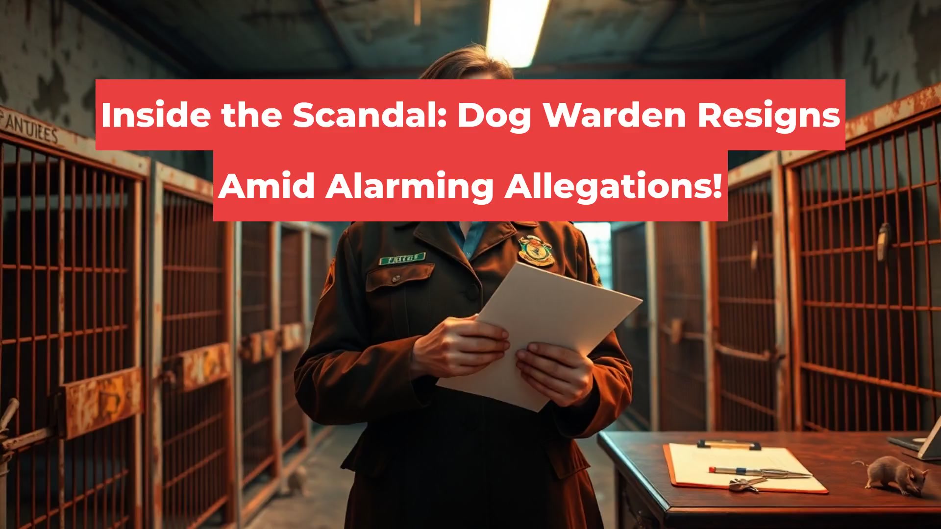Inside the Scandal: Dog Warden Resigns Amid Alarming Allegations!